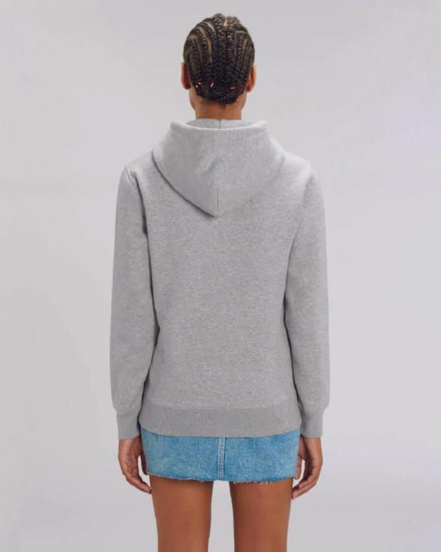 Sweatshirt à capuche, logo brodé